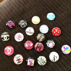 1 inch domed cutouts